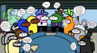 among_us award black blue brazil brown carrot crewmate_(among_us) fnf_pedo gandalf ghost green grey happy_merchant light_yellow lime_green orange pink rabbit_ears subvariant:hornyson top_hat variant:chudjak variant:cobson variant:feraljak variant:markiplier_soyjak video_game yellow // 1735x956 // 303.6KB