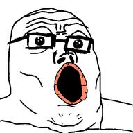 black_sclera glasses lips oh_my_god_she_is_so_attractive open_mouth soyjak template the_sopranos variant:tony_soprano_soyjak // 600x600 // 6.6KB