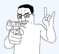 gun shirtless template transparent_background variant:chudjak // 590x544 // 25.2KB