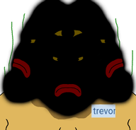 fat meta:namefags multiple_eyes red_lips stain stink_lines subvariant:disgusting_trevorcreature_side three_heads trevor_(user) vantablack_skin variant:disgusting_trevorcreature yellow_sclera // 803x768 // 110.4KB