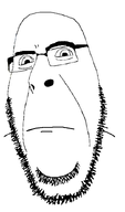 confused glasses looking_at_you meta:not_oc neutral stubble subvariant:hornyson variant:cobson // 430x733 // 39.6KB