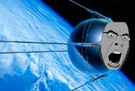 angry earth glasses grey_skin irl_background open_mouth satellite soyjak space stubble variant:cobson // 835x565 // 702.8KB