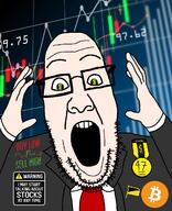 anarcho-capitalism arm bitcoin clothes flag flag:anarcho-capitalism glasses money necktie open_mouth stock_market stocks stubble suit variant:ppp white_skin // 1000x1233 // 440.3KB