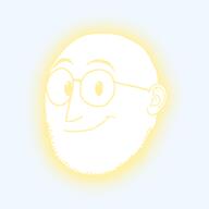 glasses glowing happy head light soyjak star stubble sun variant:weirdpenis white_skin // 900x900 // 100.5KB