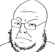 bald double_chin faggot fat glasses raised_eyebrow retard variant:tfw variant:unknown // 803x768 // 45.7KB
