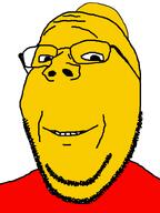 beard eyebrows figurine glasses lego nose smile stubble subvariant:wholesome_soyjak variant:gapejak // 600x800 // 34.0KB