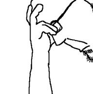 arms_up closed_eyes closed_mouth looking_to_the_left variant:cobson variant:unknown // 299x300 // 5.1KB