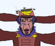bug clothes disgusting flies fly hands_behind_head hat jartybug jimbo_(namefag) lice meta:namefags niko_(oneshot) oneshot oneshot_pedo_nigger series:esl_pedo_league social_distancing stink_lines stinky stubble subvariant:chudplier sweating tranny unibrow variant:chudjak variant:markiplier_soyjak yellow_sclera // 1450x1200 // 95.0KB