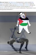 buff clitty clittycel flag:israel flag:palestine gigachad glasses hanging islam israel judaism lynching open_mouth palestine small_penis star_of_david text variant:chudjak wikipedia // 844x1300 // 495.6KB