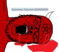 banned_user blood blood_drip blood_from_forehead blood_from_mouth death demon demon_horns demonic_passion_(user) facial_mark forehead_mark glasses horn mark_of_the_beast mustache namefag_drama open_mouth pentagram pentagram_forehead_mark pool_of_blood red_skin satan satanism soybooru soyjak stubble teeth variant:a24_slowburn_soyjak white_background x_eyes // 511x447 // 74.6KB