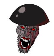 angry glasses mushroom open_mouth plant plants_vs_zombies red_eyes soyjak stubble variant:angry_soyjak video_game // 1629x1708 // 146.1KB