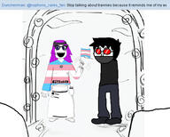 beanie dunchenman_(user) dyed_hair estrogen glasses hair married meta:namefags painted_nails pronouns red_glasses soy soylent tranny variant:soytan wedding wedding_dress white_skin // 557x446 // 126.0KB