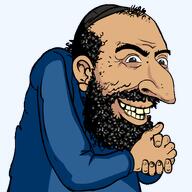 animated arm beard big_nose blue_shirt brown_skin clothes evil ext=gif grin hand happy happy_merchant hat jewish_nose jews judaism kike kike_nose kippah meta:not_oc nas:merchant rubbing_hands smile talking // 500x500 // 1.8MB animated arm beard big_nose blue_shirt brown_skin clothes evil ext=gif grin hand happy happy_merchant hat jewish_nose jews judaism kike kike_nose kippah meta:not_oc nas:merchant rubbing_hands smile talking // 500x500 // 1.8MB