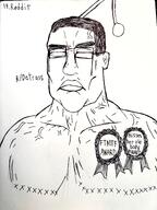 antenna art award black_and_white closed_eyes crying detrans drawfag drawing ear female hair ink lips meta:soytober meta:soytober2025 muscles pooner rdetrans reddit scar subvariant:perceptive_chud text top_surgery variant:chudjak // 3000x4000 // 7.2MB