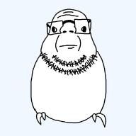 beard bird glasses looking_at_you neutral nose open_mouth serious variant:budgiejak // 640x640 // 10.0KB