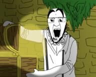 background chest clothes craft dungeon glasses glowing_eyes open_mouth stubble teeth variant:godjak // 255x204 // 49.2KB