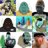 animal ape artist:crimsonvoidhydra1488 brap brown_skin clothes edit gorilla hair harambe meta:namefags monkey mortal_kombat nas:merchant nigger proboscis proboscis_monkey smell smoke(mortal_kombat) spongebob_squarepants squid squidward star_of_david subvariant:perceptive_chud transparent_background trevor_(user) trevor_is_a_giant_fucking_nigger_from_lesotho variant:chudjak variant:disgusting_trevorcreature // 2250x2250 // 4.1MB