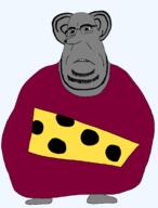 cheese clothes face mouse purple_shirt rat rodent subvariant:blobson variant:cobson // 1613x2123 // 114.6KB
