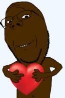 africa arm beard black_skin body glasses hand heart looking_at_you nigger smile stubble variant:gapejak // 676x1021 // 123.4KB