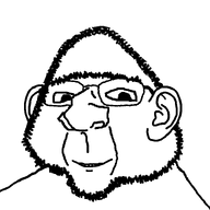 1soyjaks beard big_nose ear glasses grin hair hairy smile stubble subvariant:ishish_soyak_ears teeth variant:impish_soyak_ears white_background // 750x750 // 19.5KB