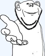 ear hand smile soyjak stubble template variant:impish_soyak_ears // 930x1154 // 142.6KB