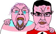 angry bloodshot_eyes chud_troon_alliance crying friendship nazism pink_skin seething subvariant:chudjak_front tranny variant:bernd variant:chudjak // 855x520 // 39.4KB