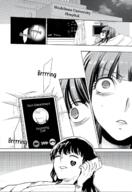 anime bwc closed_mouth clothes furude_rika gem glasses grin higurashi hospital manga phone queen_of_hearts smile soyjak stubble subvariant:wholesome_soyjak suit tattoo text variant:gapejak wink // 1080x1568 // 507.3KB