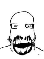 creepy eyes meta:tagme subvariant:neutralplier teeth variant:markiplier_soyjak // 600x800 // 37.0KB