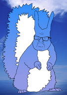 calm calm glasses irl_background sky soyjak squirreljak subvariant:feralsquirrel // 2776x3938 // 2.5MB