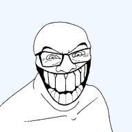 bald glasses meta:template mouth_open nose smile subvariant:feralgrin subvariant:gegferal teeth template transparent_background variant:feraljak // 1024x1024 // 23.6KB