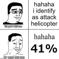 41 aged attack_helicopter chud eyebrows glasses happy imgflip.com smile soyjak subvariant:chudjak_front tranny variant:chudjak // 1170x1158 // 209.3KB