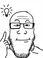 lightbulb smart subvariant:neutralplier thinking variant:markiplier_soyjak // 766x1024 // 120.5KB