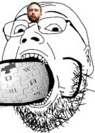 creative_commons_license ear glasses meta:low_resolution open_mouth penis redraw soyjak stubble subvariant:wikigape variant:gapejak wikipedia // 143x200 // 29.6KB