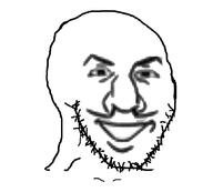 barneyfag don_turtelli mustache smile soyjak stubble variant:soyak // 860x773 // 77.7KB