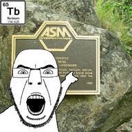 1989 arm chemistry element glasses hand irl_background mine open_mouth pointing rock science sign soyjak stubble subvariant:cobson_front terbium text variant:cobson ytterby_mine // 707x707 // 970.9KB