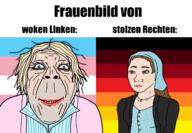 5_o_clock_shadow flag german_flag german_text germany leftist messy_hair meta:tagme pride_month right_wing stolz stolzmonat tranny trans_flag variant:bernd wojak // 2160x1500 // 231.9KB