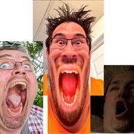 3soyjaks bernd_schmidt clothes glasses guinness_world_record hair irl james_gandolfini markiplier open_mouth stubble tony_soprano variant:gapejak variant:markiplier_soyjak variant:tony_soprano_soyjak white_skin // 1060x763 // 862.2KB