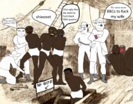 arm black_skin boot closed_mouth confederate crying flag flag:confederate_states_of_america glasses hair hand irl_background lips nigger open_mouth queen_of_spades slave soyjak speech_bubble stubble subvariant:chudjak_front subvariant:jartycuck sword teeth text total_nigger_death variant:chudjak variant:cobson variant:feraljak variant:gapejak yellow_sclera yellow_teeth // 907x708 // 1018.0KB