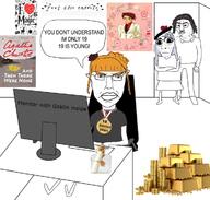 agatha_christie anime badge beatrice bottle computer father gold keyboard magic monitor mother parents poster ronove speech_bubble subvariant:pol_face ten_little_niggers_(novel) umineko ushiromiya_battler variant:chudjak variant:cobson virgilia you_don't_understand // 716x682 // 104.7KB