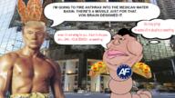Jeetmaggot america_first donald_trump irl_background latino speech_bubble taco text thinking variant:meximutt // 1280x720 // 1.2MB