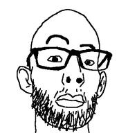 alternate closed_mouth glasses redraw soyjak stubble variant:nojak // 383x397 // 12.7KB