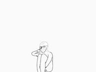 3soyjaks animated closed_mouth ear full_body glasses hairy smile smug soyjak stubble variant:a24_slowburn_soyjak variant:impish_soyak_ears variant:soyak video // 1440x1080, 1.4s // 480.1KB