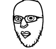 glasses open_mouth soyjak stubble variant:unknown // 720x628 // 97.0KB