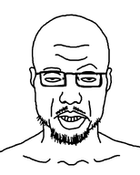bald ear glasses lips looking_at_you mustache nuvariant soyjak stubble teeth teeth_showing template variant:venezuelan_esl_fnf_nigga_minor_attracted_person // 745x931 // 7.8KB