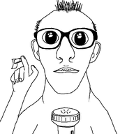 animated arm balding closed_mouth ear flashlight glasses hair hand light nintendo nintendo_switch oh_my_god_she_is_so_attractive ominous shadow soyjak variant:unknown video_game // 1359x1506 // 159.6KB