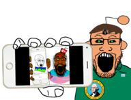 1889 acne bbc beard bloodshot_eyes brown_hair brown_skin clothes discord fez flag flag:washington gemersonlakeandpalmer_(user) george_washington glasses hair hand hat holding_object holding_phone india iphone joel_(user) open_mouth pajeet phone poop queen_of_spades reddit shitskin soyjak stubble subvariant:phoneplier subvariant:phoneplier_horizontal subvariant:phoneplier_vertical tan_skin text thick_eyebrows tranny turkiye united_states variant:markiplier_soyjak variant:soyak warlock_(nes_godzilla) washington yellow_sclera yellow_teeth // 2602x1980 // 1.0MB