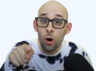 clothes glasses hand irl johnathan_estis open_mouth pointing pointing_at_viewer soyboy stubble subvariant:nojak2 variant:nojak // 1249x923 // 753.4KB