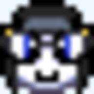 beanie blue_eyes blush glasses hair low_resolution pixel_art variant:soytan // 16x16 // 438