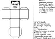 closed_mouth craft cube glasses hair kids origami paper print smile soyjak stencil text variant:chudjak // 1448x1024 // 18.2KB