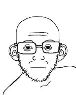 beard closed_mouth ear glasses meta:not_oc neutral soyjak variant:zjak // 598x746 // 11.7KB